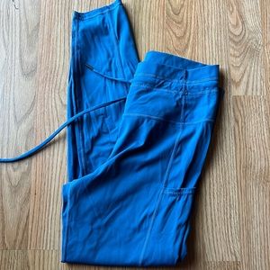 Lightly Worn ZYIA Leggings Size 6-8 Blue